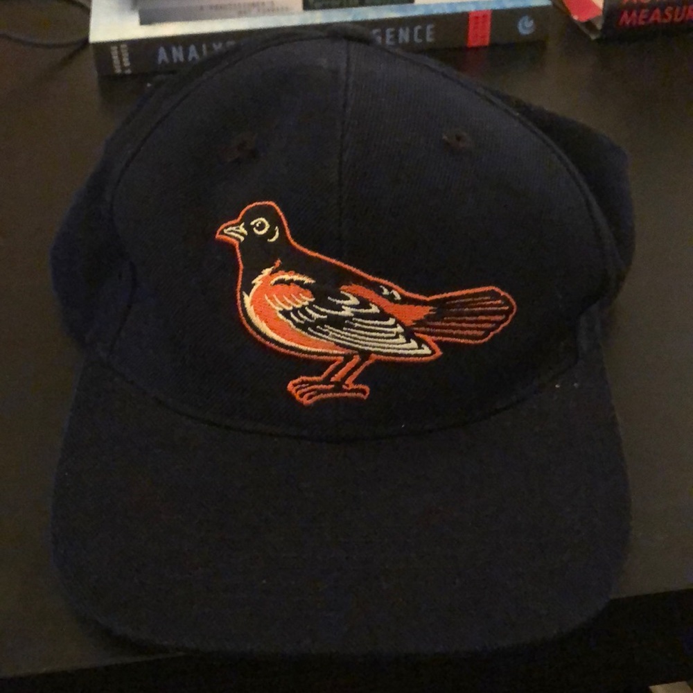 Vintage 90s Baltimore Orioles Sports Specialties Hat Cap Plain Logo Wool Blend